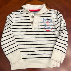 Stripe nautical sweatshirt